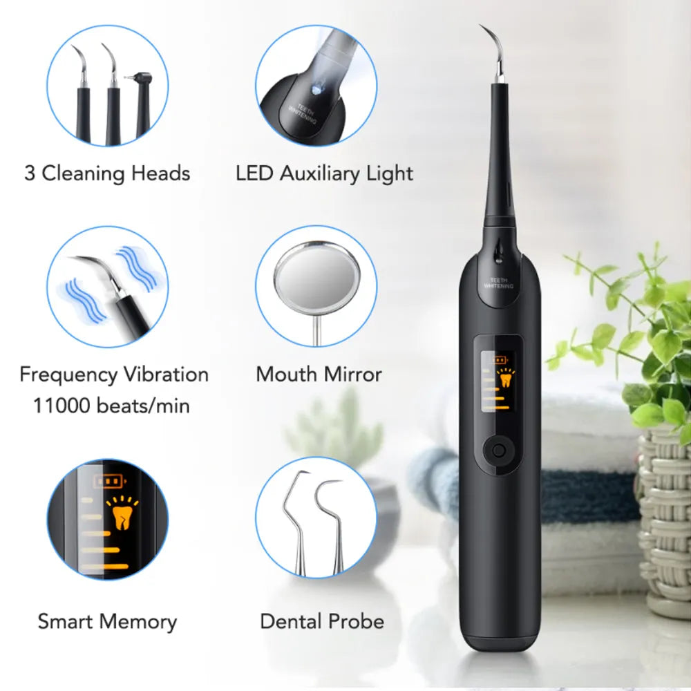 Vibe Geeks USB Rechargeable Electric Dental Calculus Tooth
